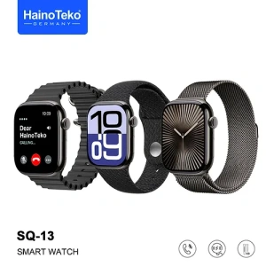 ساعة ذكية Haino Teko Germany SQ-13 Series 10 باللون الأسود النفاث