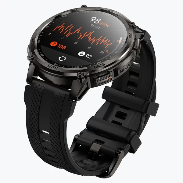KOSPET-tank-t4c-smartwatch-black-with-silicone-straps_5 KOSOET TANK 4C